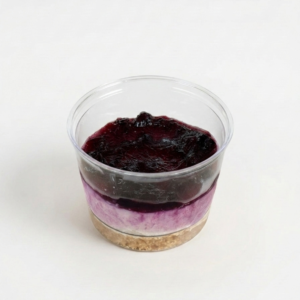 Tarta de queso con mermelada de arándanos artesanal - Antojo Argento